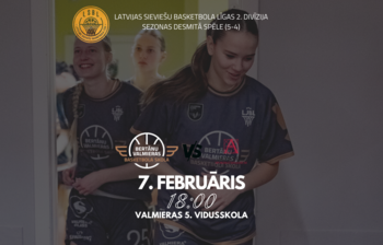 BVBS meitenēm mājas spēle Latvijas Sieviešu basketbola līgas 2. divīzijas ietvaros