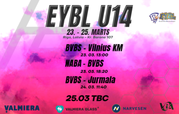 U14 EYBL Final8 posms Rīgā