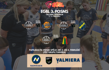 U18 meitenes Tallinā aizvadīs sezonas pirmspēdējo EGBL posmu