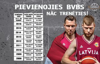 Pievienojies BVBS un nāc trenēties!