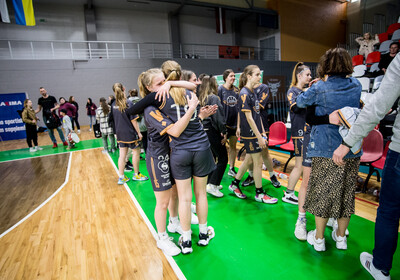 LJBL U14 Fināldiena, meitenes 1.vieta, zēni 4.vieta, Valmiera