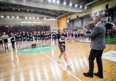 LJBL U14 Fināldiena, meitenes 1.vieta, zēni 4.vieta, Valmiera