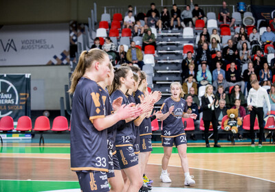 LJBL U14 Fināldiena, meitenes 1.vieta, zēni 4.vieta, Valmiera