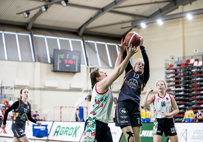 LJBL U14 Fināldiena, meitenes 1.vieta, zēni 4.vieta, Valmiera