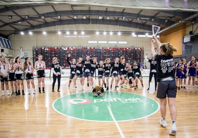 LJBL U14 Fināldiena, meitenes 1.vieta, zēni 4.vieta, Valmiera