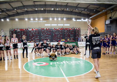 LJBL U14 Fināldiena, meitenes 1.vieta, zēni 4.vieta, Valmiera