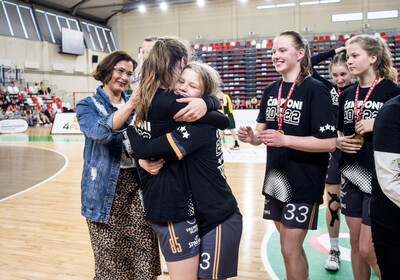 LJBL U14 Fināldiena, meitenes 1.vieta, zēni 4.vieta, Valmiera