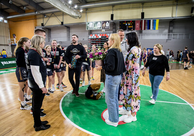 LJBL U14 Fināldiena, meitenes 1.vieta, zēni 4.vieta, Valmiera