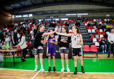 LJBL U14 Fināldiena, meitenes 1.vieta, zēni 4.vieta, Valmiera